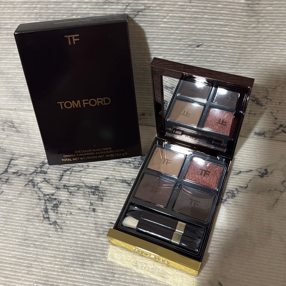 Tom Ford Eye Color Quad Crème Eyeshadow Palette #46 Ember Bronze - Picture 2 of 9